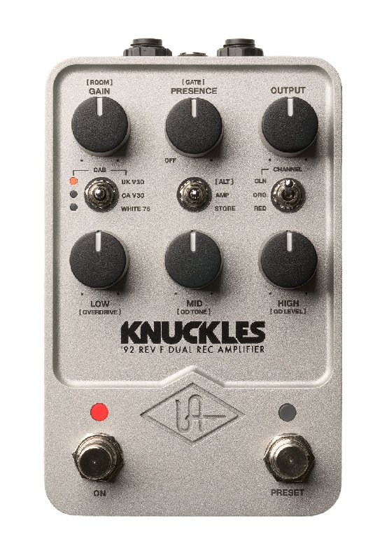 Universal Audio UAFX Knuckles '92 Dual Rec Amplifier Pedal