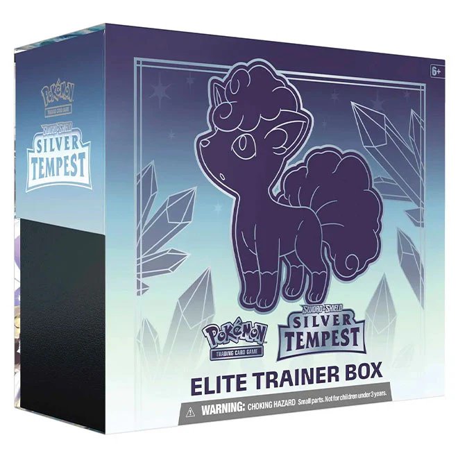 Pokémon Sword & Shield Silver Tempest Elite Trainer Box by Asmodee