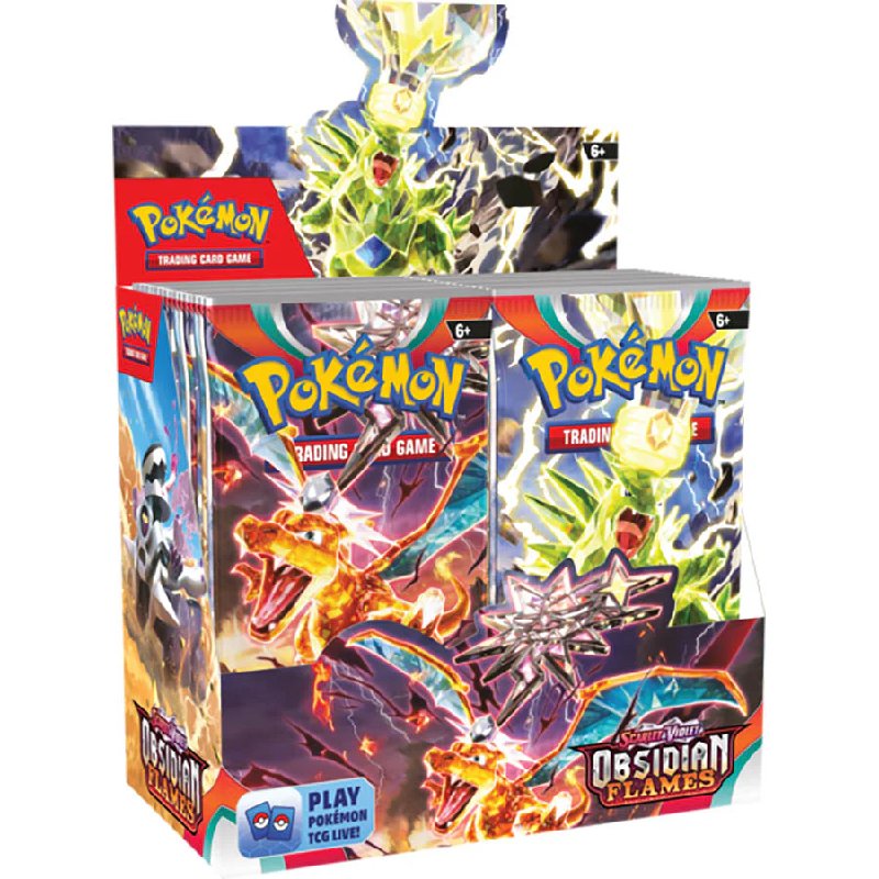 Pokémon TCG Scarlet & Violet Obsidian Flames Booster Box - 36 Packs