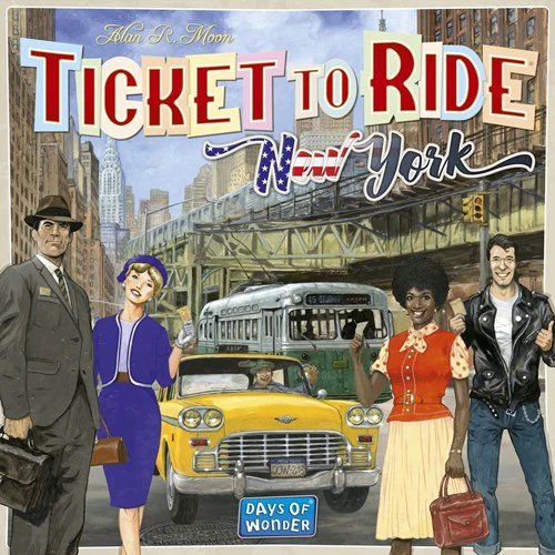 Ticket to Ride: New York 1960 Board Game by Asmodee
