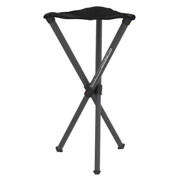 Walkstool Basic 60 Foldable Chair, 60cm Height, Black Polyester Seat