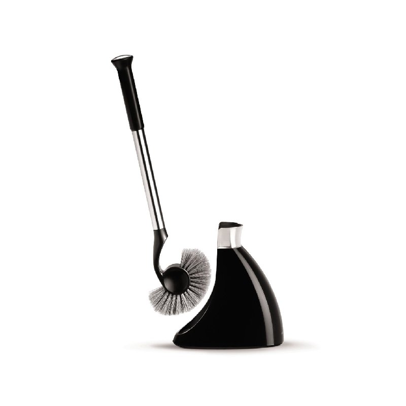 Simplehuman Toilet Brush with Magnetic Cover - Black