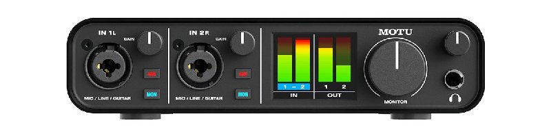 MOTU M2 2-in 2-out USB-C Audio Interface