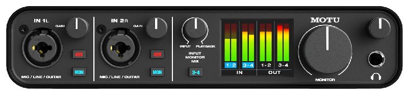 MOTU M4 4-in 4-out USB-C Audio Interface