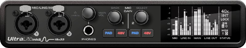 MOTU UltraLite-mk5 18x22 USB-C Audio Interface with DSP