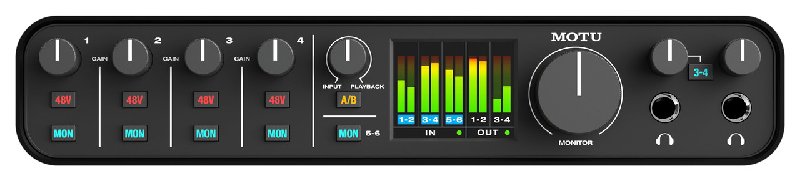 MOTU M6 6-in/4-out USB-C Audio Interface