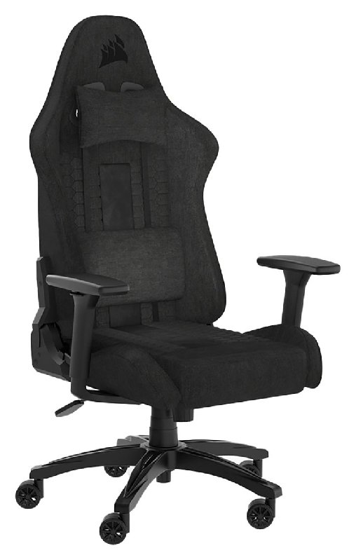 Corsair TC100 Relaxed Fabric Gaming Chair in Black