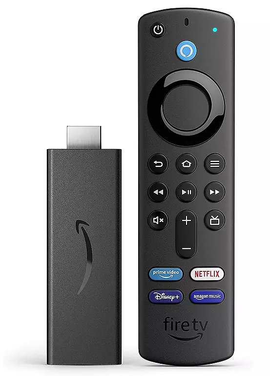 Amazon Fire TV Stick (2021) with Alexa Voice Remote