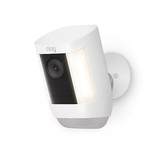 Ring Spotlight Cam Pro Battery Security Camera - White