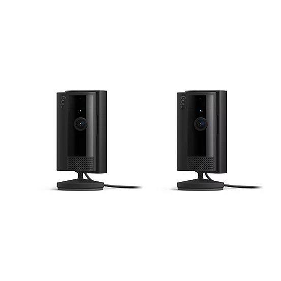 Ring Indoor Camera 2nd Gen - Black Security Camera - 2 Pack