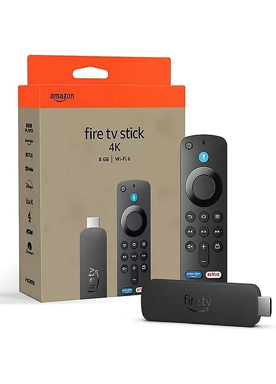 Amazon Fire TV Stick 4K with Alexa Voice Remote and Live TV Guide (2024, 2nd Generation)