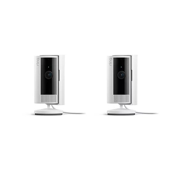 Ring Indoor Camera 2nd Generation - White Security Camera - 2 Pack