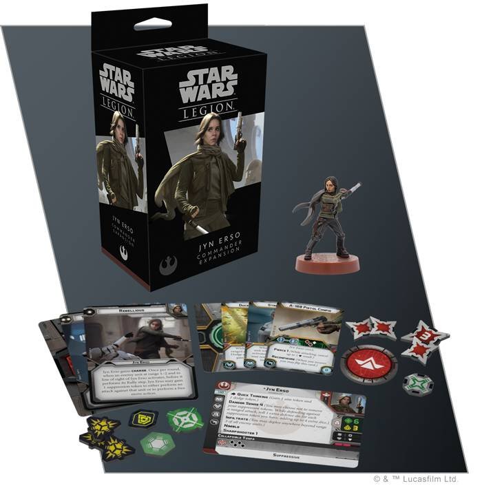 Star Wars Legion Jyn Erso Commander Expansion Miniature