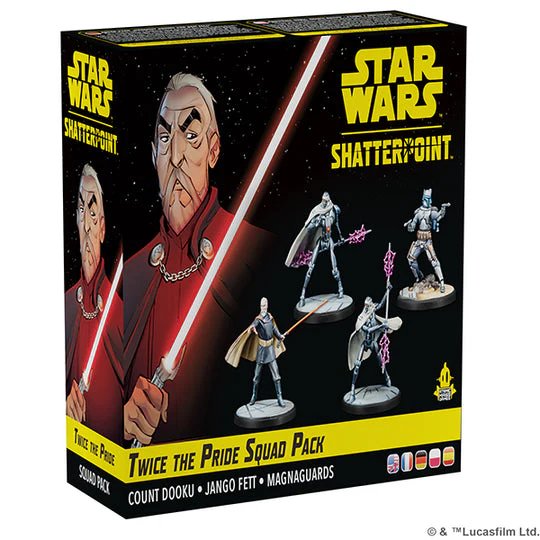 Star Wars Shatterpoint: Twice the Pride, Count Dooku Squad Pack by Asmodee
