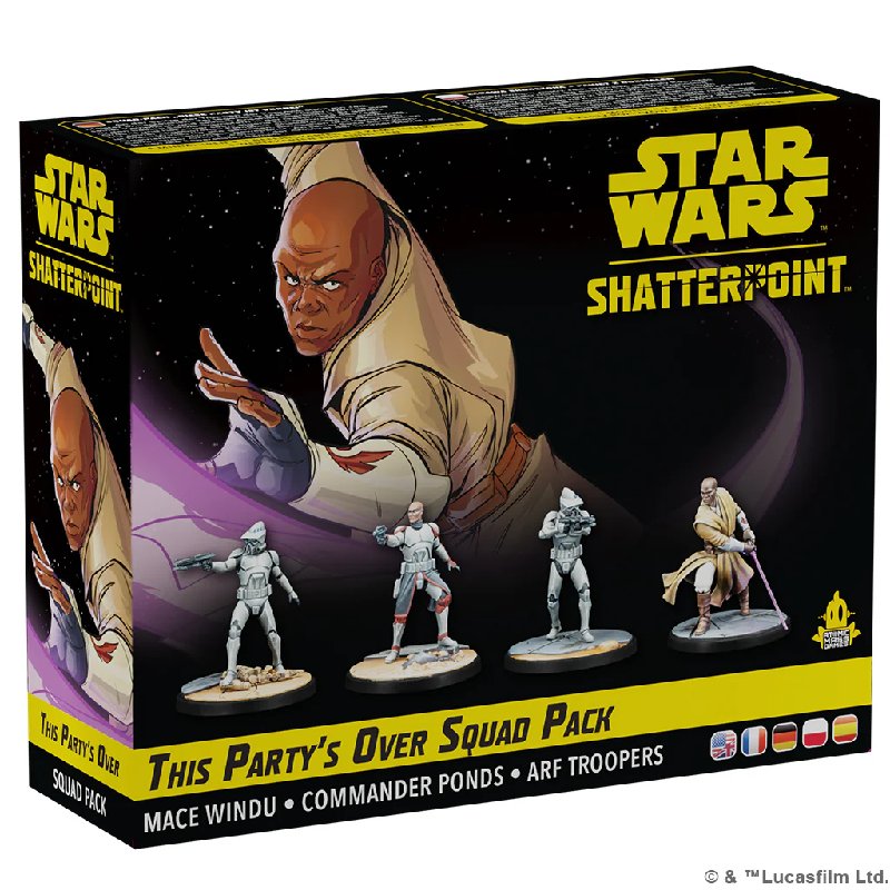 Star Wars Shatterpoint: This Party's Over Squad Pack with Mace Windu