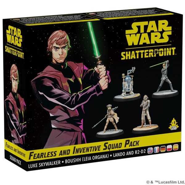 Star Wars Shatterpoint Fearless and Inventive Jedi Luke Skywalker Squad Pack