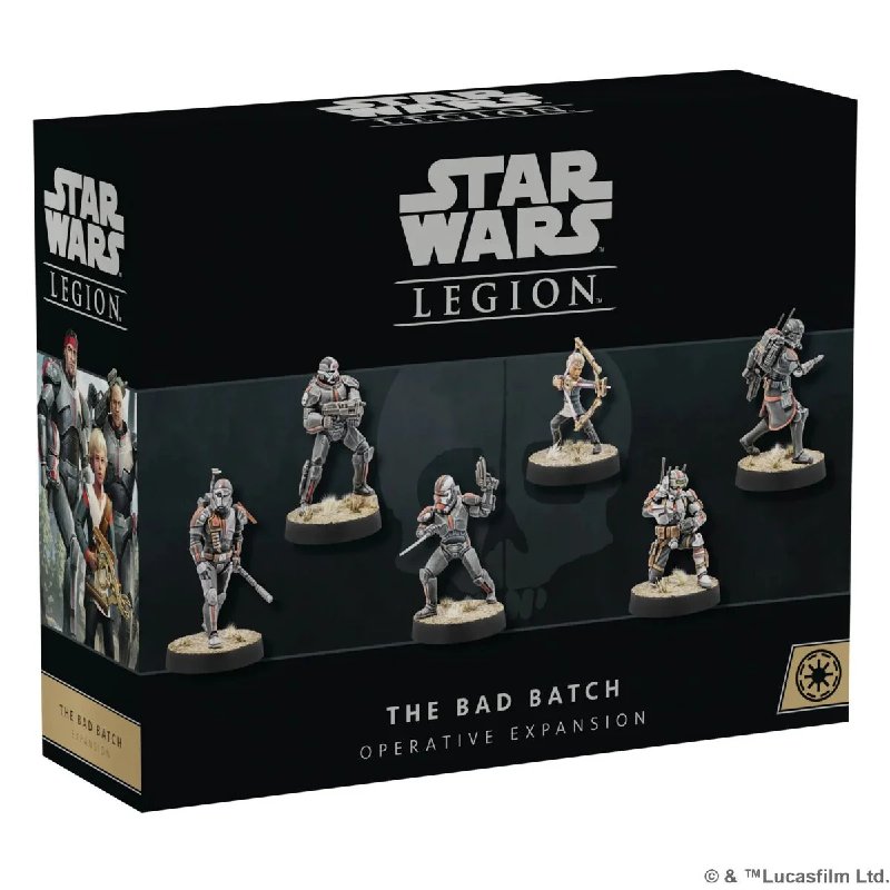 Star Wars Legion Bad Batch Operative Expansion - 6 Miniatures, Unpainted & Unassembled