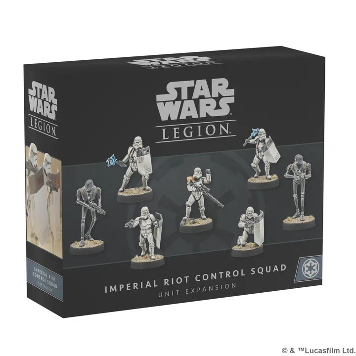 Star Wars Legion Imperial Riot Control Squad Unit Expansion - 7 Miniatures