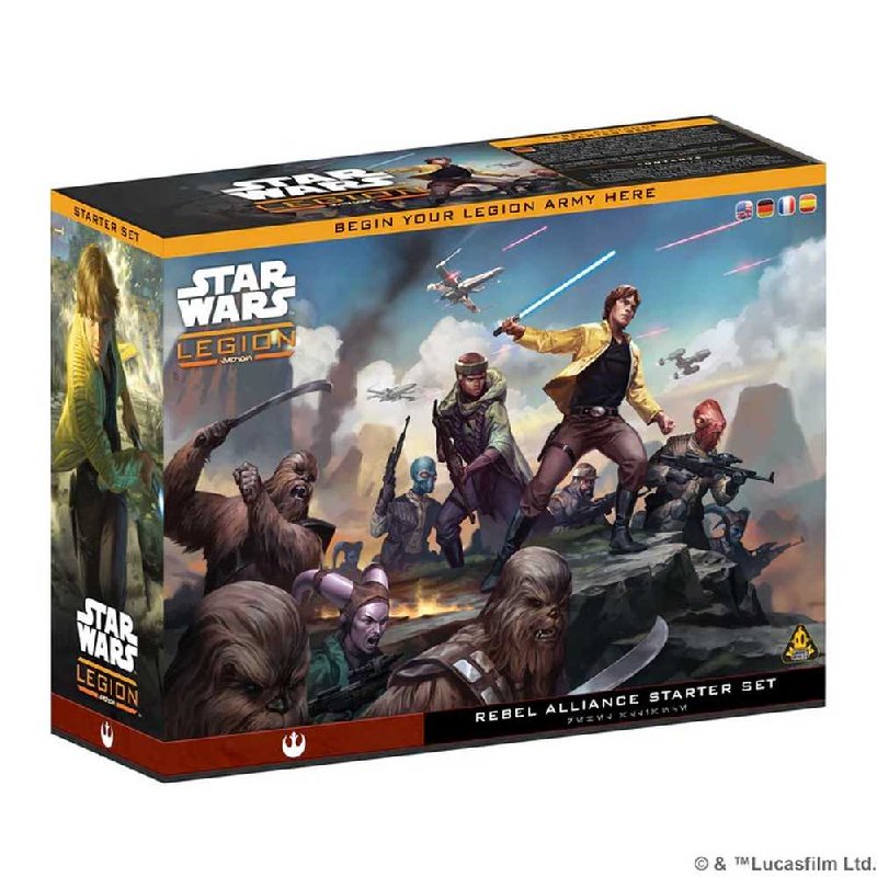 Star Wars: Legion Rebel Alliance Starter Set Tabletop Miniatures Game