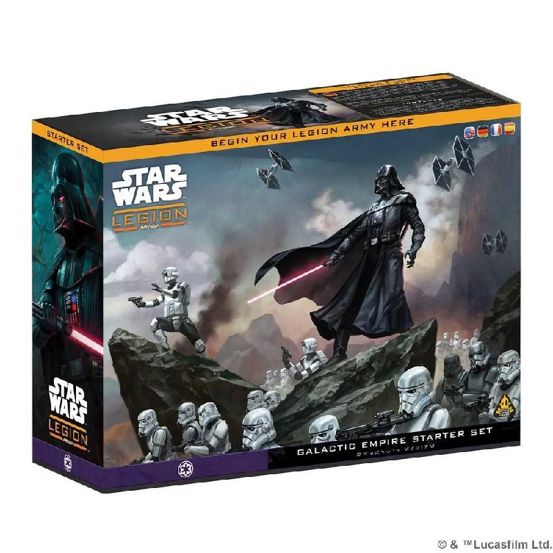 Star Wars Legion Galactic Empire Starter Set with 37 Miniatures