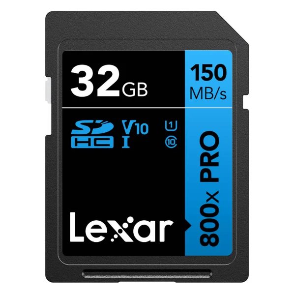 Lexar 32GB 800X PRO SDHC UHS-I Memory Card