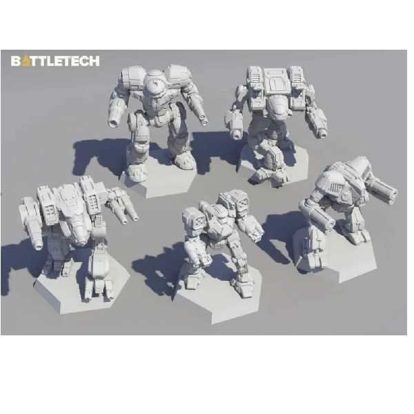 BattleTech Clan Support Star ForcePack with Five OmniMechs