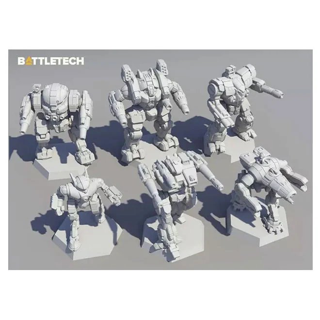 Battletech ComStar Battle Level II Set with Six Pre-Assembled BattleMechs