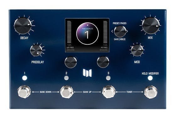 Meris MercuryX Modular Reverb Pedal with 8 Algorithms