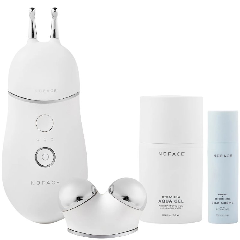 NuFACE Trinity+ Facial Toning Device with Lip & Eye Attachment Set