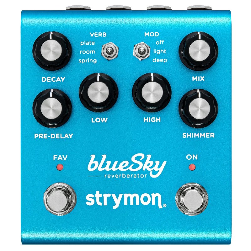 Strymon Blue Sky Reverberator Pedal V2 Digital Reverb Effects Unit
