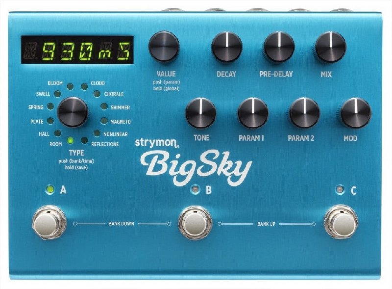 Strymon Big Sky Multi Reverb Pedal