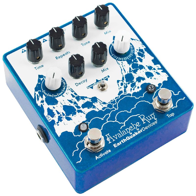 EarthQuaker Devices Avalanche Run V2 Stereo Reverb and Delay Pedal
