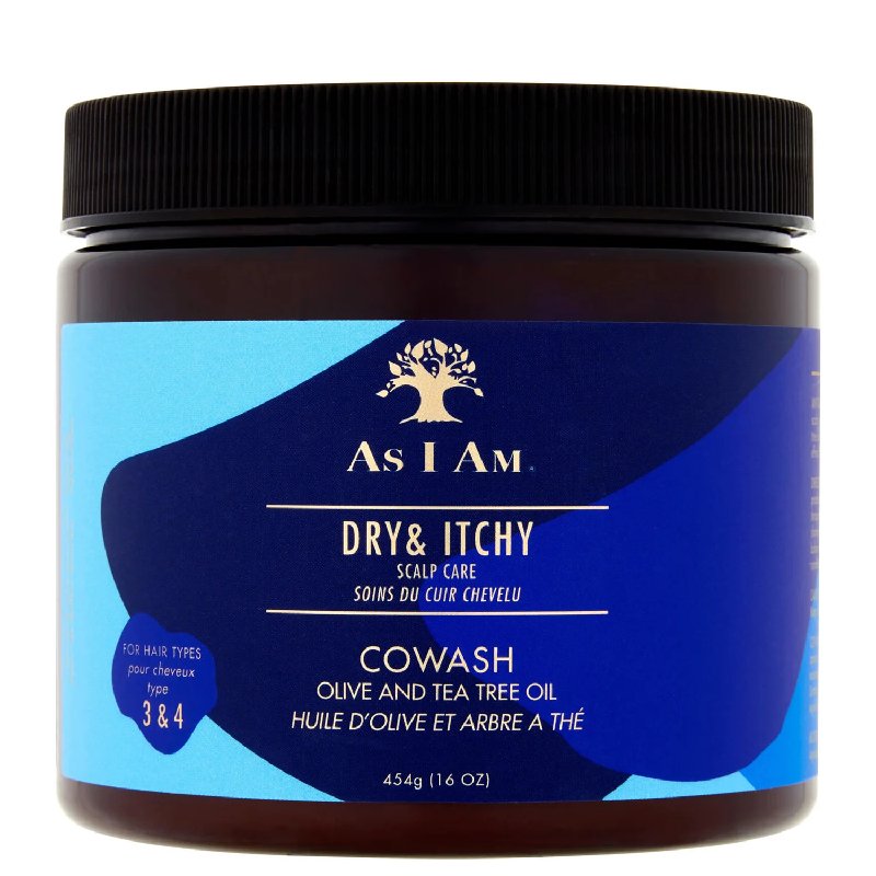 As I Am Olive & Tea Tree Oil Co-Wash for Dry & Itchy Scalp 454g