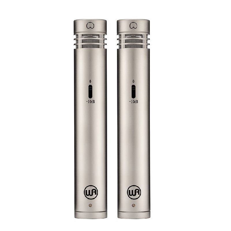 Warm Audio WA-84 Small Diaphragm Condenser Microphone Stereo Pair in Nickel Finish