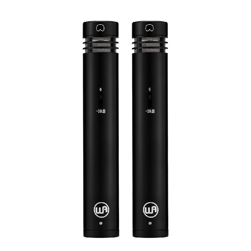 Warm Audio WA-84 Small Diaphragm Condenser Microphone Stereo Pair in Black