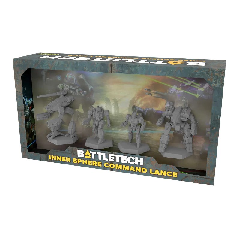 Battletech Inner Sphere Command Lance Box Set with Marauder, Archer, Valkyrie and Stinger Mechs