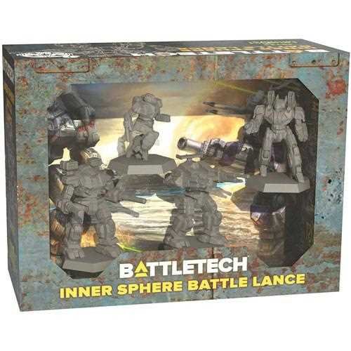 Battletech Inner Sphere Battle Lance Box Set with Warhammer, Rifleman, Phoenix Hawk and Wasp