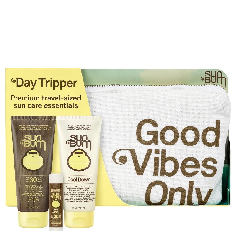 Sun Bum Day Tripper Kit with SPF 30 Lotion, Lip Balm & After Sun Lotion