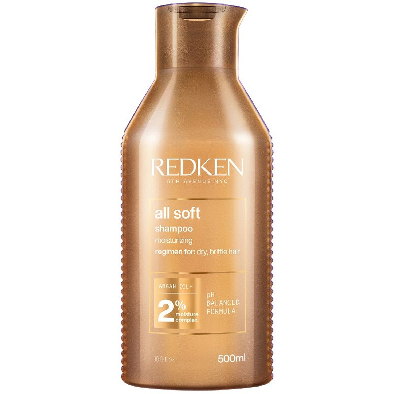 Redken All Soft Shampoo with Argan Oil, 500ml