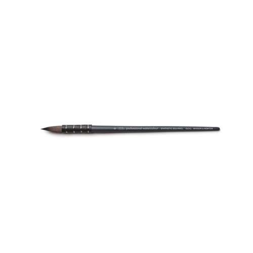 Winsor & Newton Professional Watercolour Synthetic Squirrel Quill Brush, Size 0