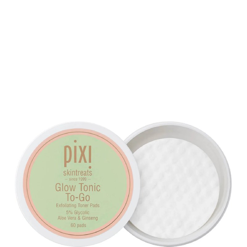 PIXI Glow Tonic To-Go Pads, 60 Pre-Soaked Toner Pads