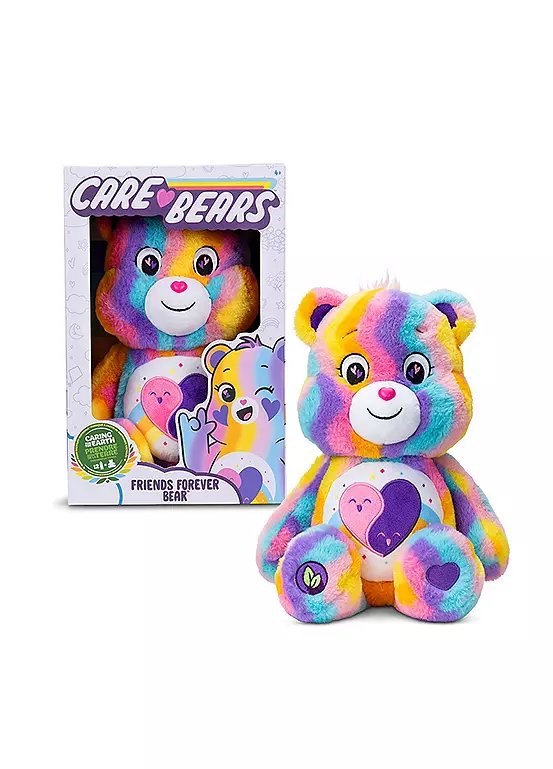 Care Bears Friends Forever Bear 35cm Medium Plush Eco-Friendly Soft Toy