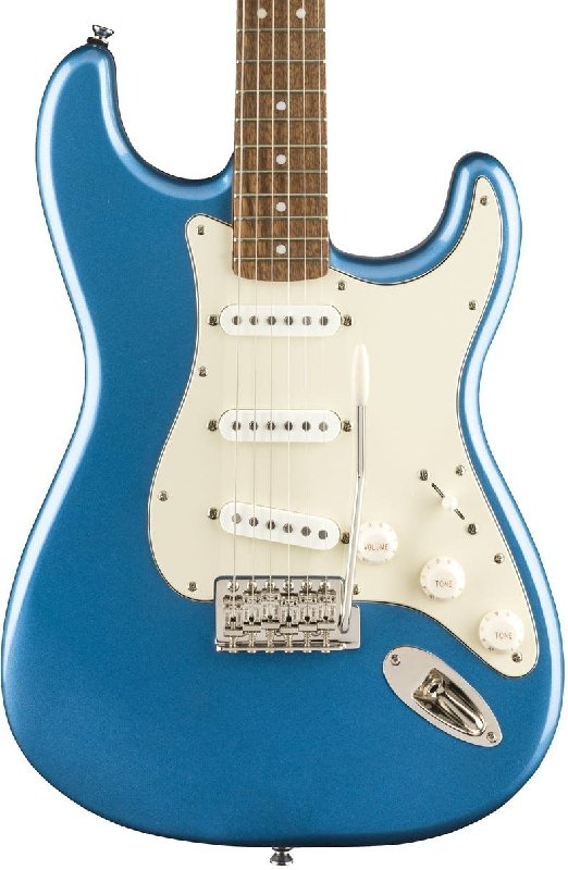 Squier Classic Vibe 60's Stratocaster Electric Guitar in Lake Placid Blue