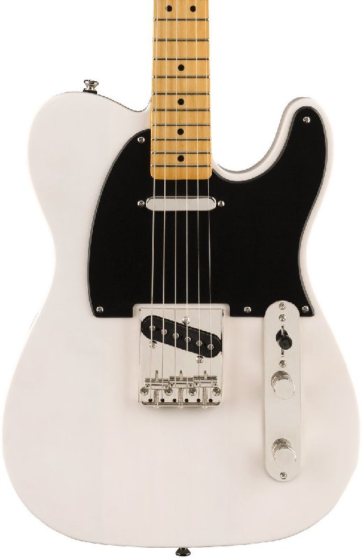 Squier Classic Vibe '50s Telecaster Electric Guitar, White Blonde