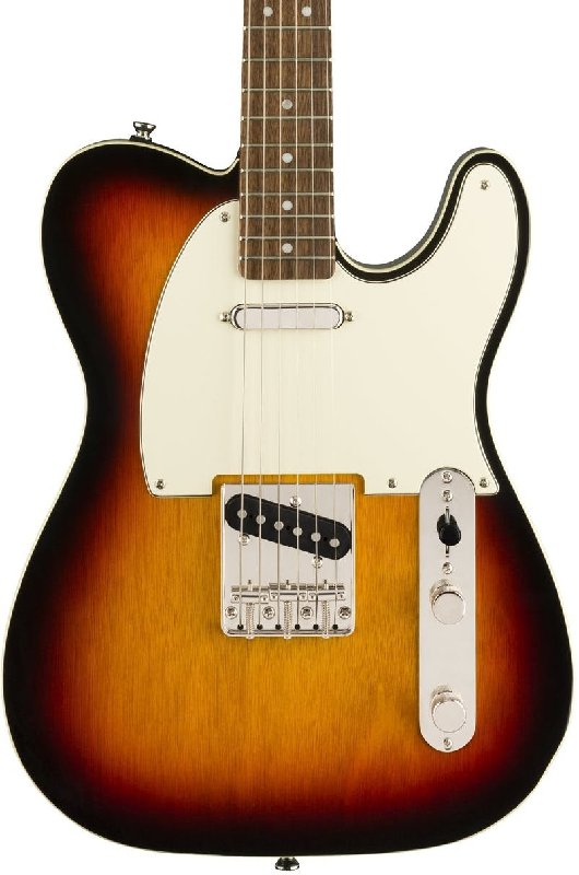 Squier Classic Vibe 60's Tele Custom Electric Guitar in 3-Tone Sunburst