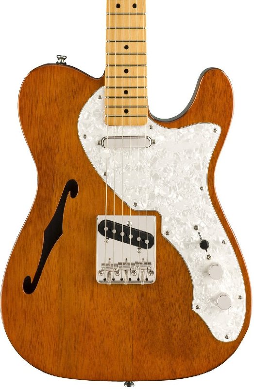 Squier Classic Vibe '60s Tele Thinline Electric Guitar in Natural