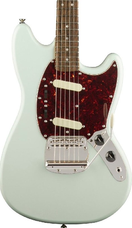 Squier Classic Vibe '60s Mustang Electric Guitar in Sonic Blue