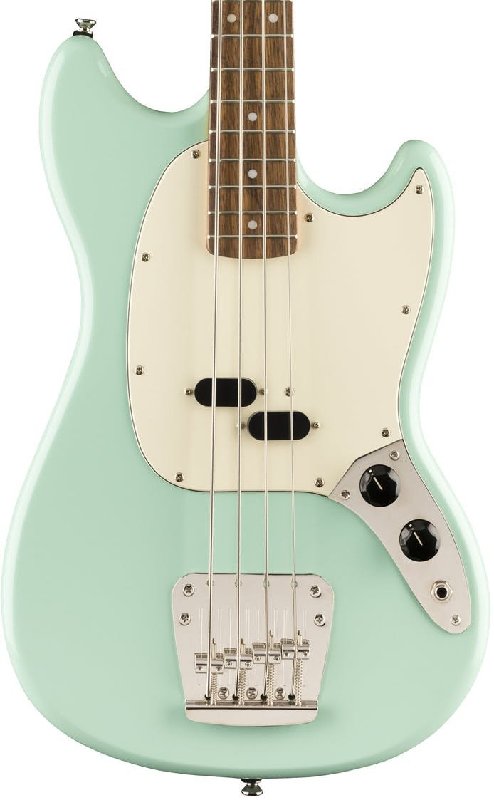 Squier Classic Vibe '60s Mustang Bass Guitar in Surf Green