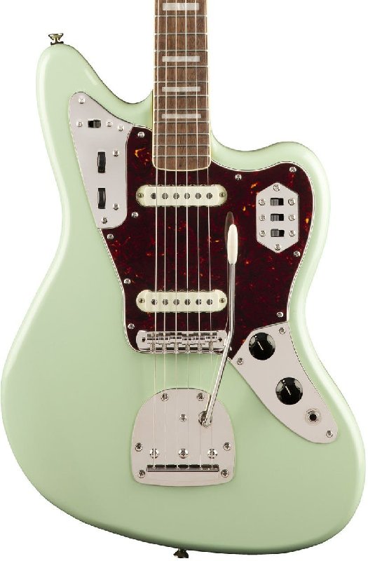 Squier Classic Vibe 70s Jaguar Electric Guitar with Laurel Fingerboard in Surf Green