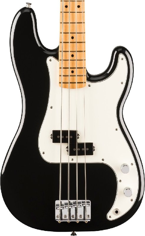 Fender Player II Precision Bass Guitar with Maple Fingerboard in Black